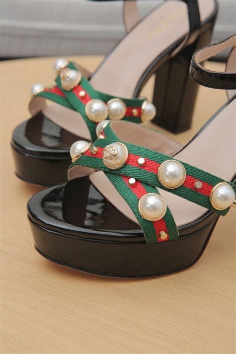 fake gucci platform sandals|gucci transparent sandals.